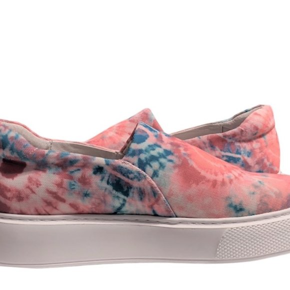 J-Slides Dusty Women's Pink & Blue Tie-Dye  Slip-on Sneaker Size 8.5 New w/o Box - Picture 9 of 14